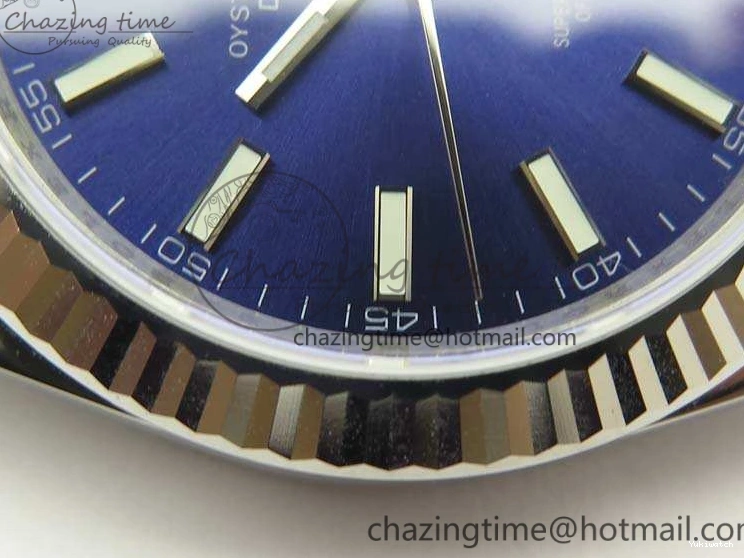 Stick Blue On Best 1:1 126334 REF SS DateJust Version Bracelet Markers New Jubilee A3235 Dial Edition 0301